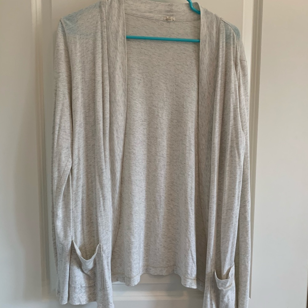 J. Crew Tan Cardigan with pockets